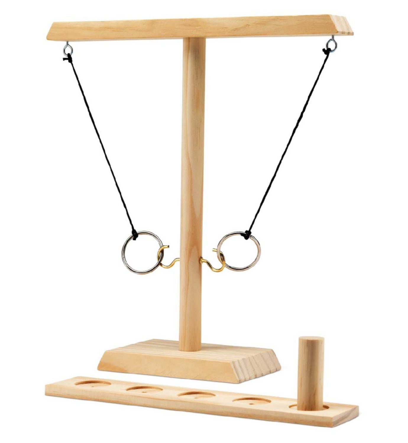 Winning ring toss drinking game (British brand)