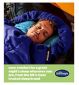 Silentnight SoftFill adult sleeping bag blue colour (British brand)