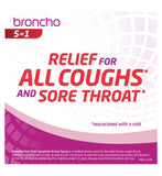 Broncho 5 in 1 multi-symptom cough syrup 200ml, imported from the UK