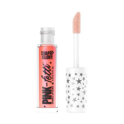 Boots Soap & Glory Pink Fetti Sparkle Lipgloss 4ml- Buy online at McGrocer