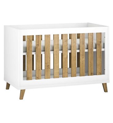 Little Acorns Siriana Cot Bed - White  Oak