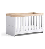 Little Acorns Burlington Cot Bed White Oak, UK version