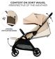 Kinderkraft APINO stroller beige compact, UK version