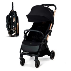Kinderkraft Compact Apino Kinderwagen Rabenschwarz, UK-Version