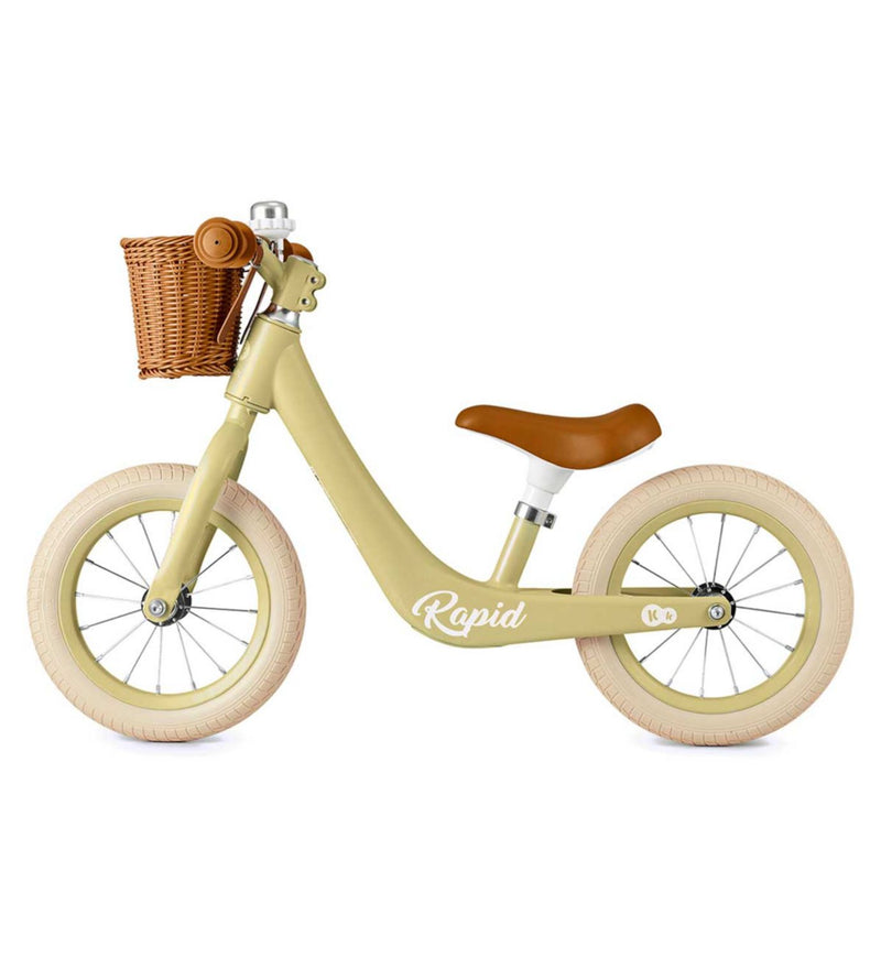 Kinderkraft Rapid 2 balance bike Savannah green (British brand)