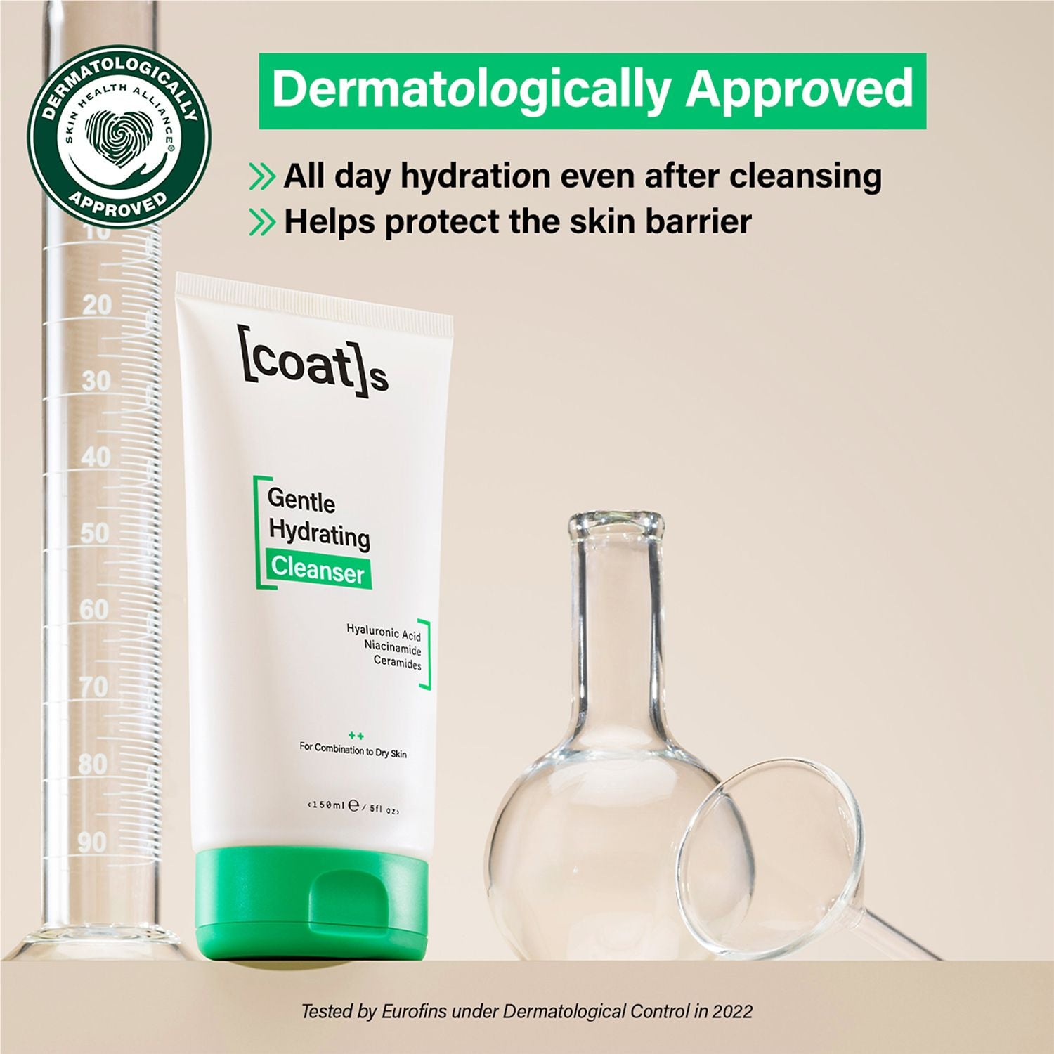 Coats gentle hydrating cleanser 150ml (British brand)