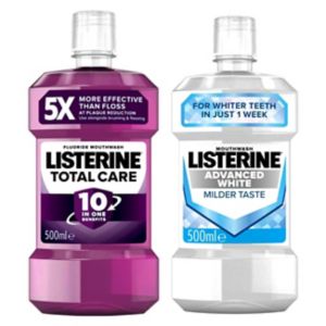 Listerine family bundle mouthwash Total Care, UK version