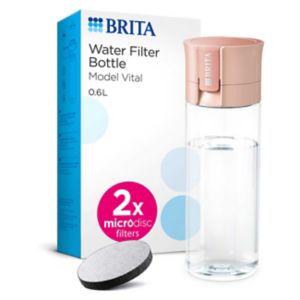 Brita Vital Vannfilterflaske Aprikos 600ml inkl. 2 Filtre