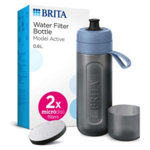 Brita Sports Water Filter Bottle Model Active Dark Blue 600ml