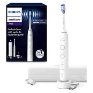 Philips Sonicare 7100 Elektrische Zahnbürste Weiß Premium USB-Lade-Reiseetui - Zahnpflege