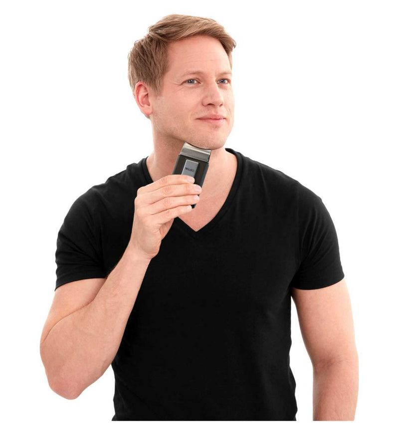 Wahl pocket travel shaver with flexible foil - British product