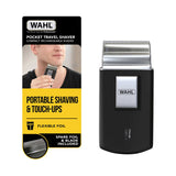 Wahl pocket travel shaver with flexible foil - British product