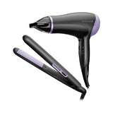 Remington hair styling gift set with hairdryer and straightener - British product