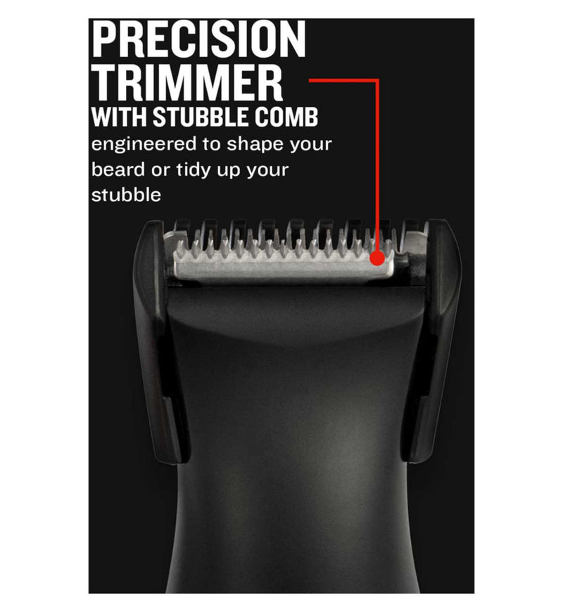 Remington The Works beard trimmer kit with accessories (British brand)