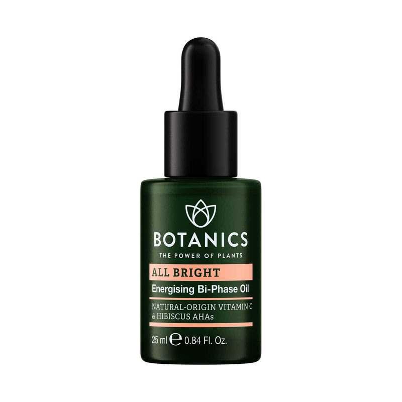 Botanics All Bright Energising Bi-Phase Face Oil 25ml - British product