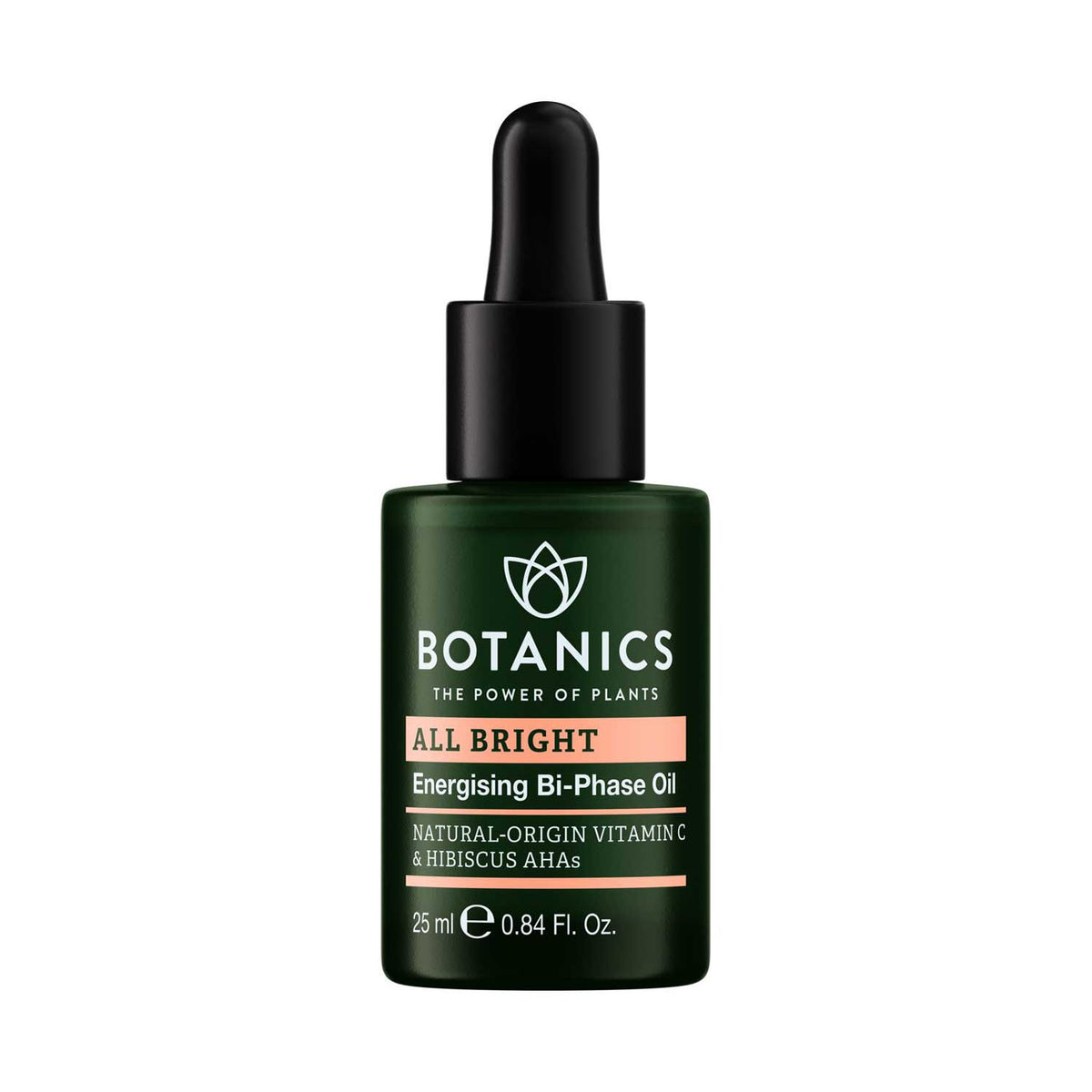 Botanics All Bright Energising Bi-Phase Face Oil 25ml - British product