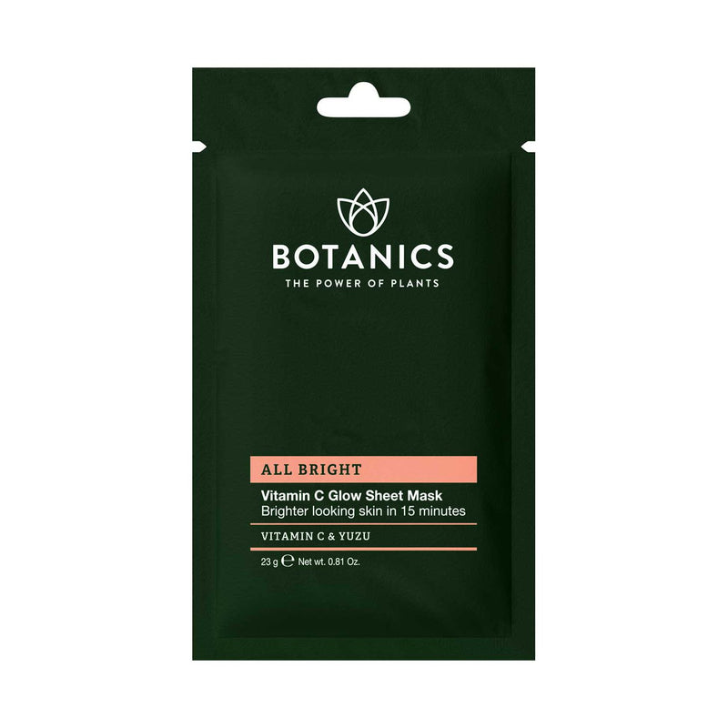 Botanics Vitamin C Glow Sheet Mask - British product