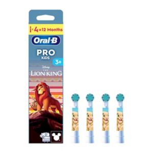 Oral-B Pro Kids toothbrush heads 4 pack, imported from the UK