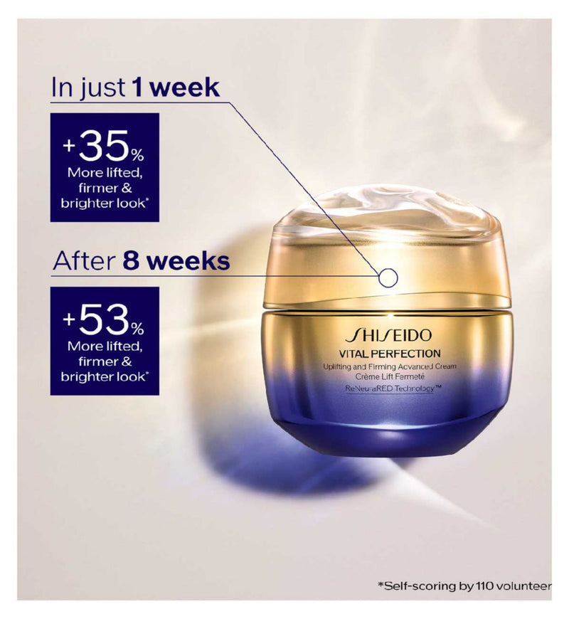Shiseido Uplifting and Firming Advanced Cream 50ml, imported from the UK