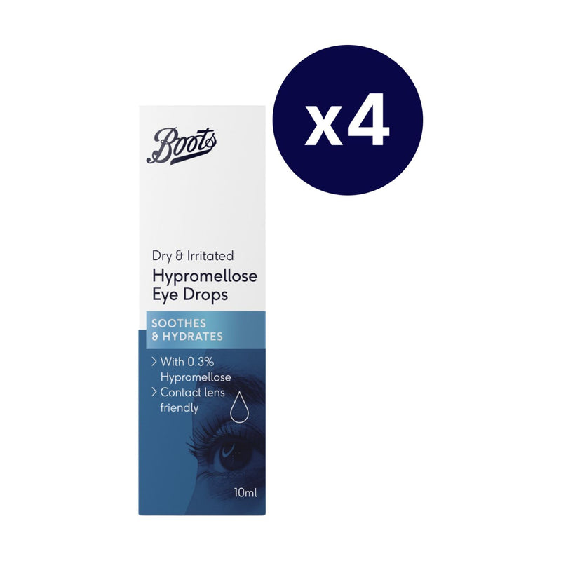 Boots hypromellose eye drops 10ml - British product