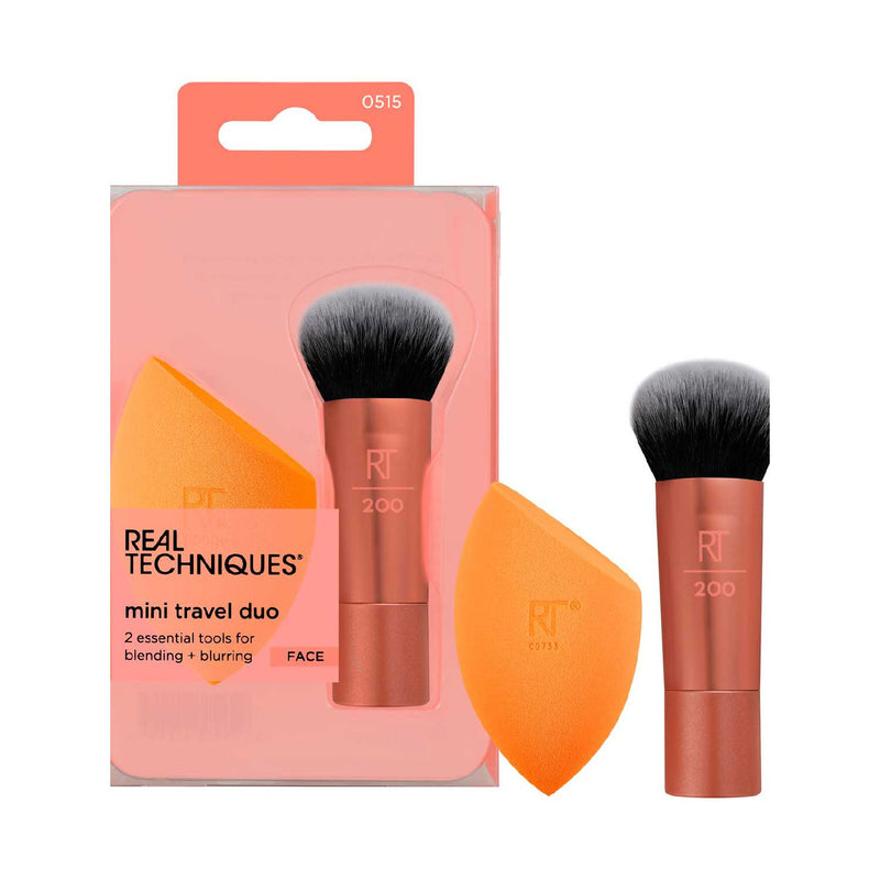 Real Techniques Travel Duo mini brush and sponge set - British product