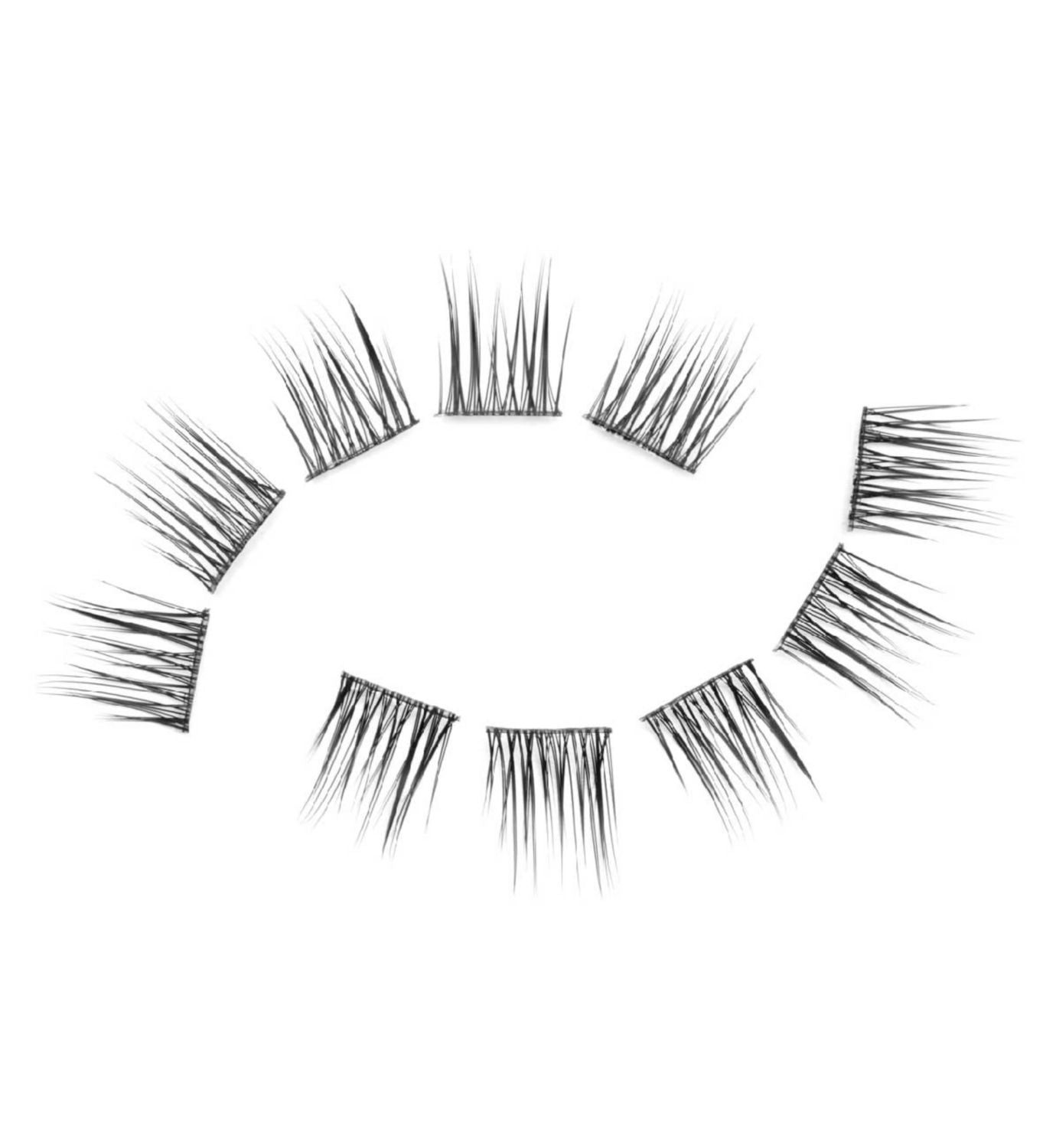 Eylure Natural Cluster Kit false lashes, imported from the UK