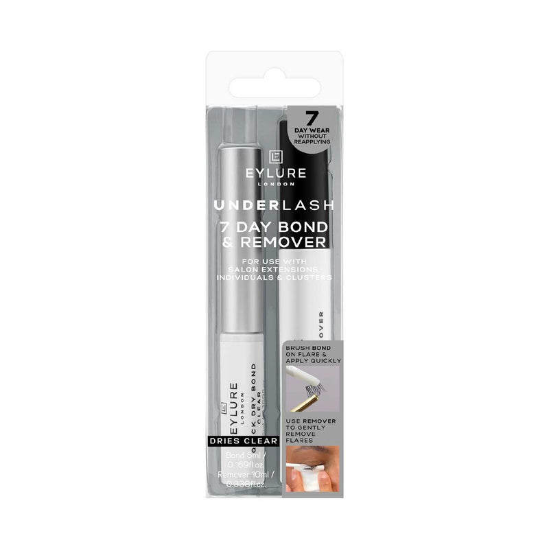 Eylure clear underlash bond and remover kit, imported from the UK