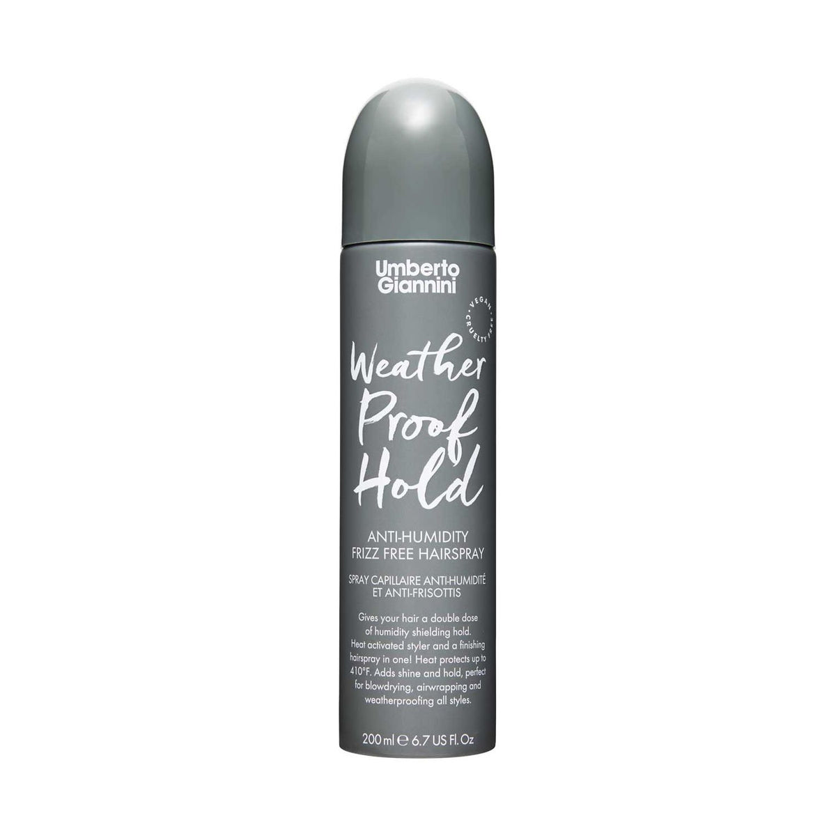 Umberto Giannini anti-humidity hairspray 200ml (British brand)