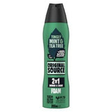 Original Source Mint Shower Foam 200ml, imported from the UK