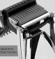 BaByliss Super-X metal series cordless stubble trimmer Chrome - British product