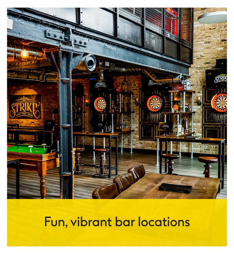 Let's Play Darts experience gift interactive session, UK version