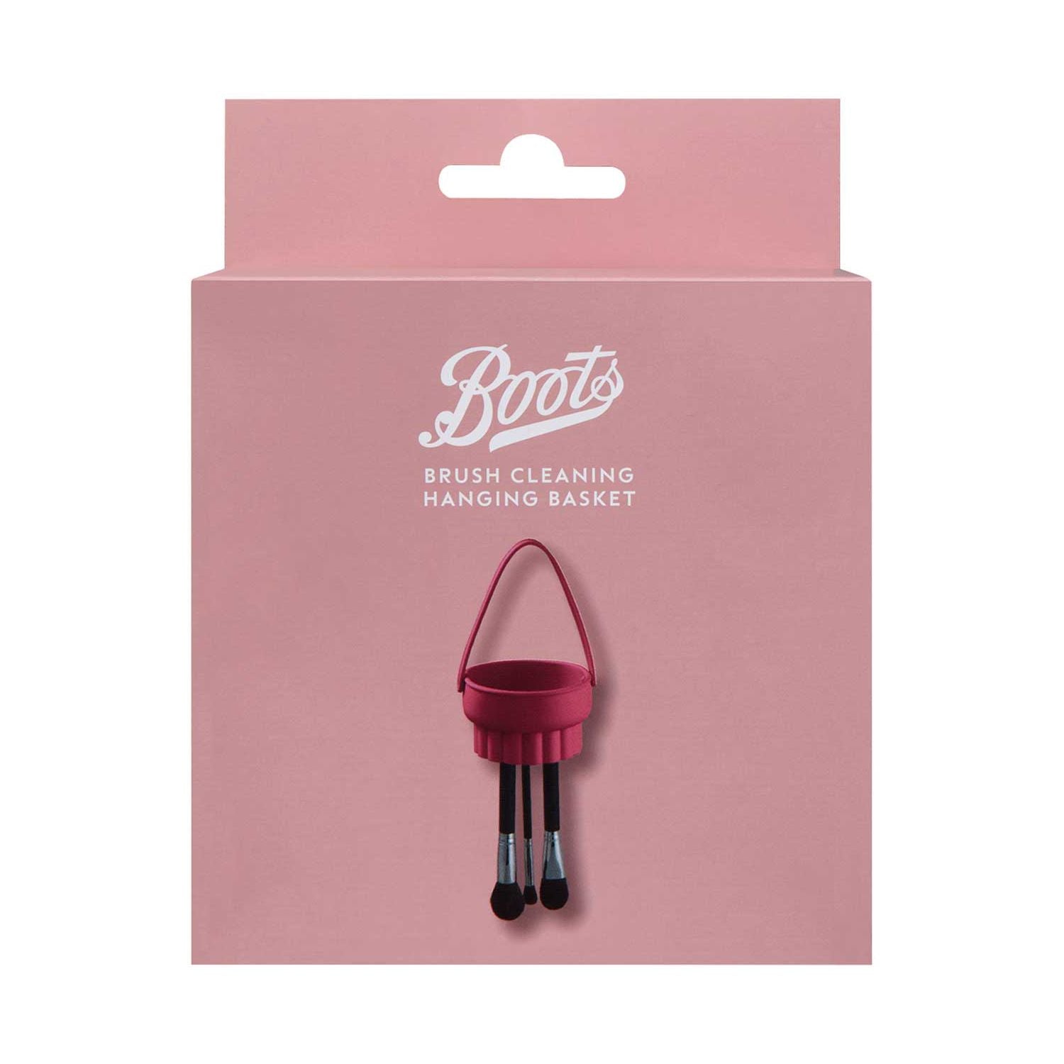 Boots brush cleaning hanging basket in silicone - British product