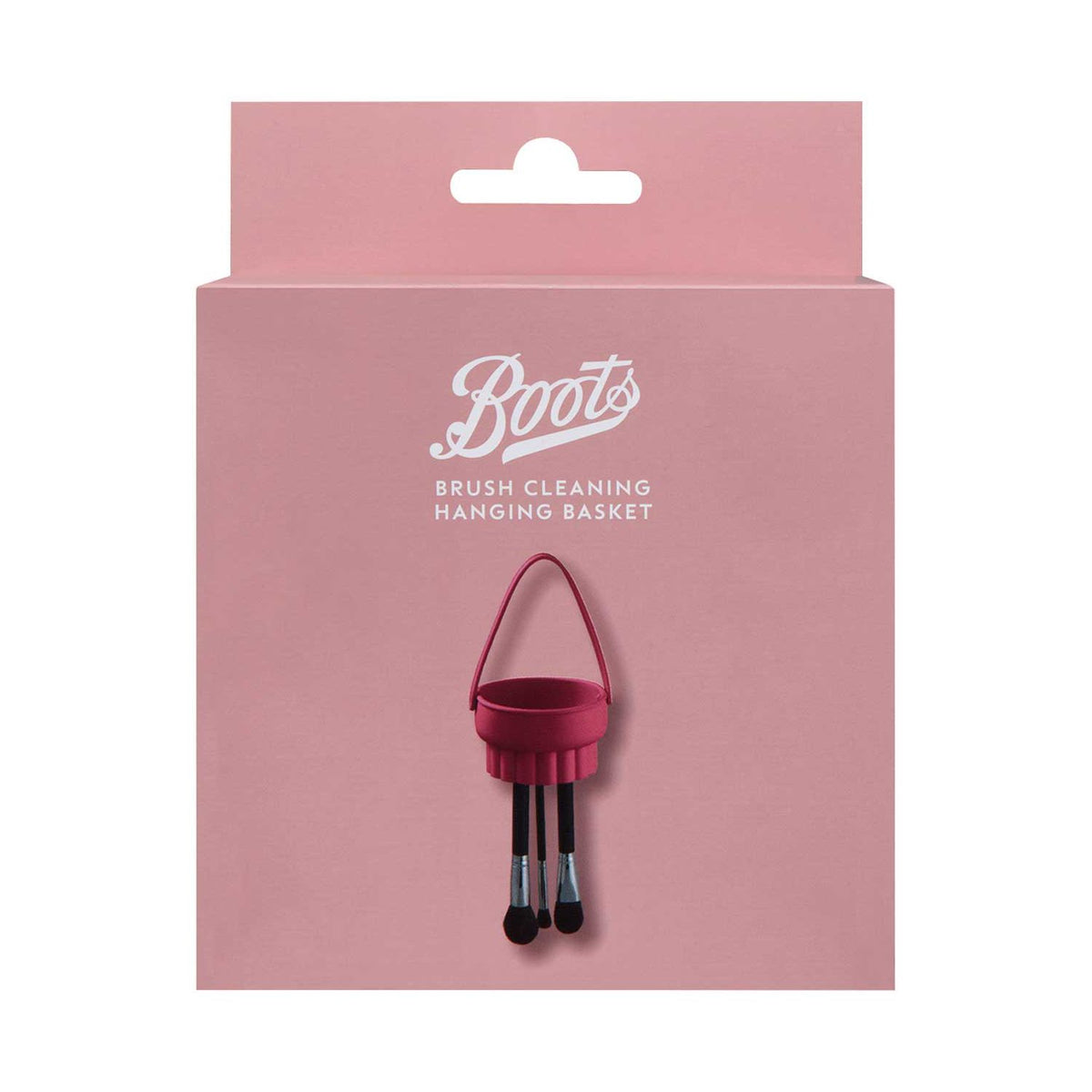 Boots brush cleaning hanging basket in silicone - British product