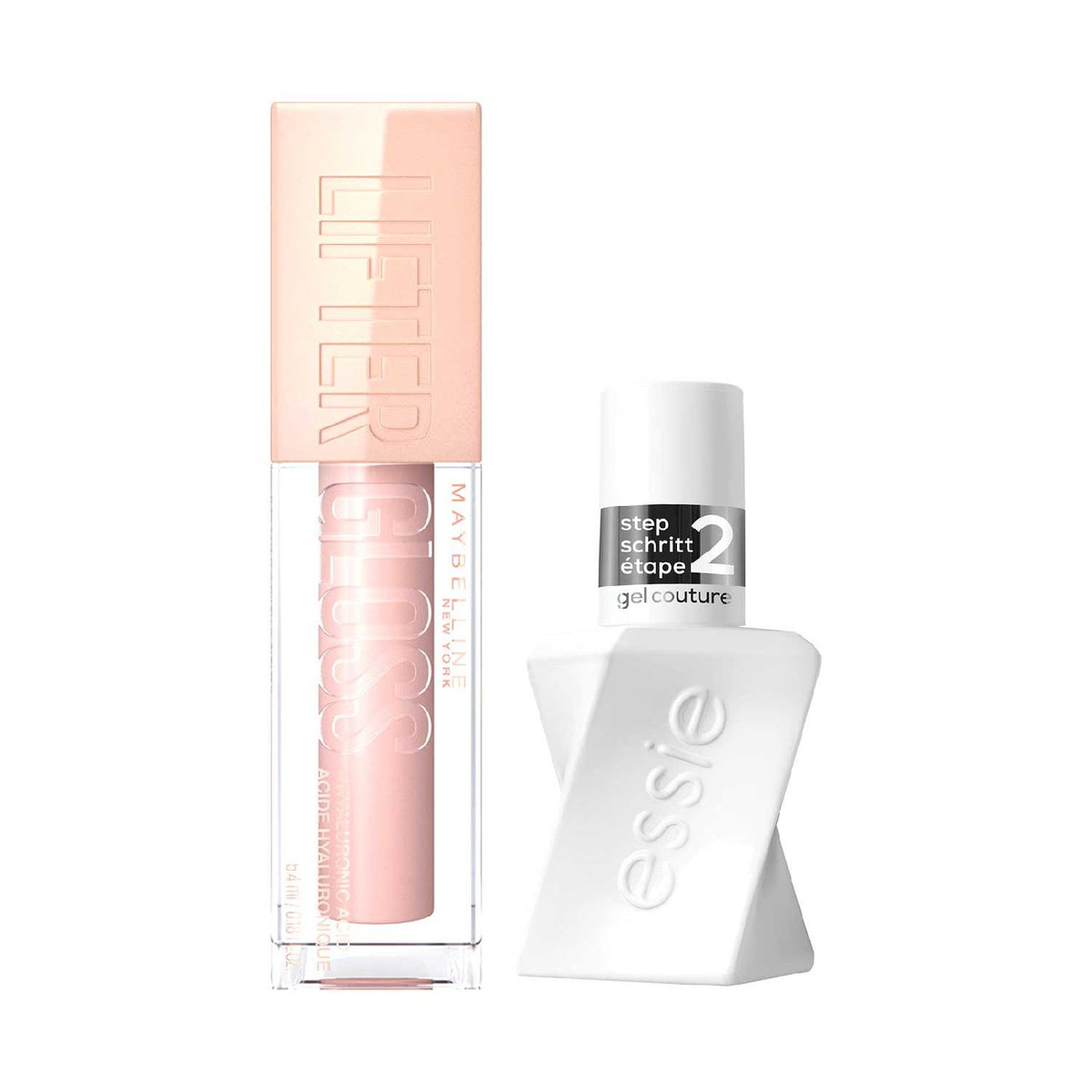 Maybelline Lip Gloss and Essie Top Coat Duo - British product