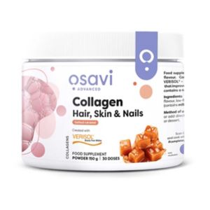 Boots Osavi Collagen Peptides Salted Caramel Hair Skin Nails Powder 150g- Buy online at McGrocer