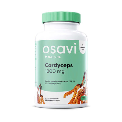 Boots Osavi Cordyceps 1200mg Supplement 60 Vegan Capsules- Buy online at McGrocer