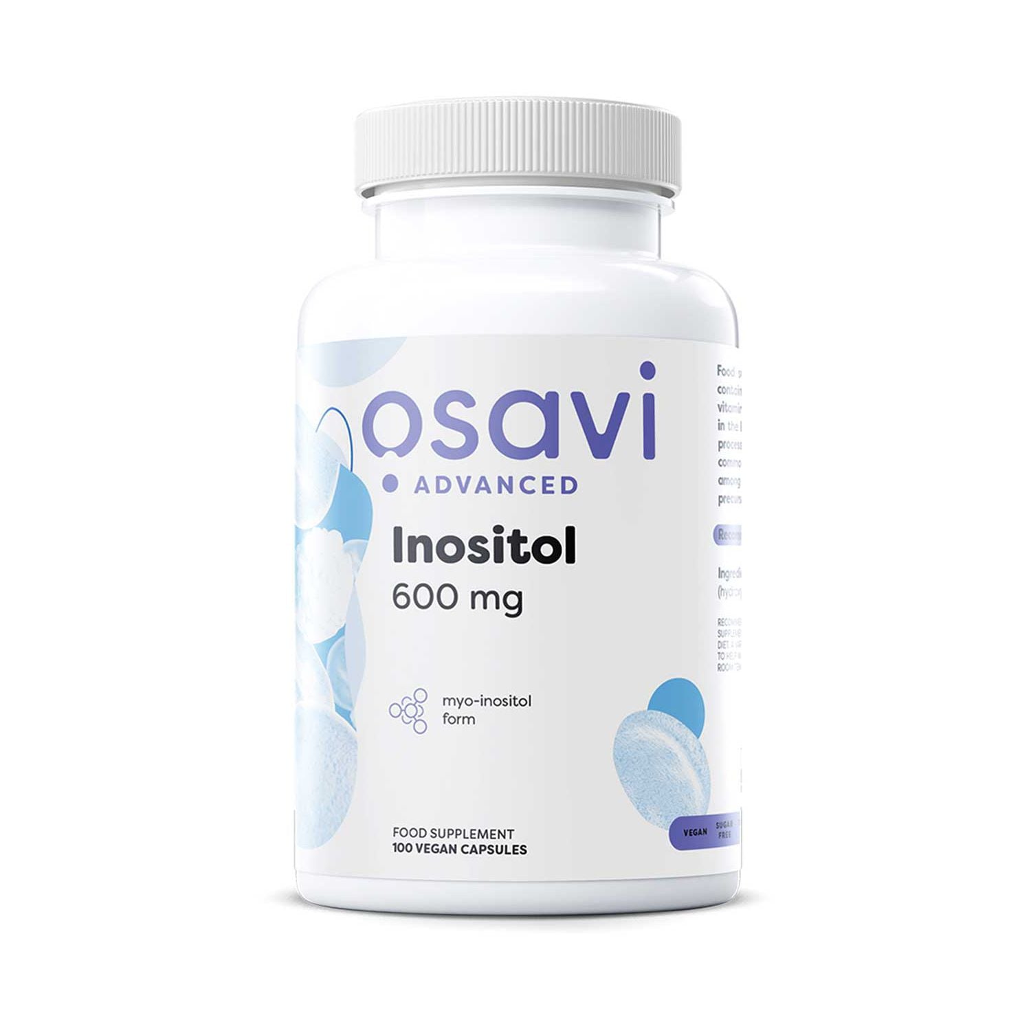 Osavi Inositol 600mg vegan supplement 100 capsules - British product