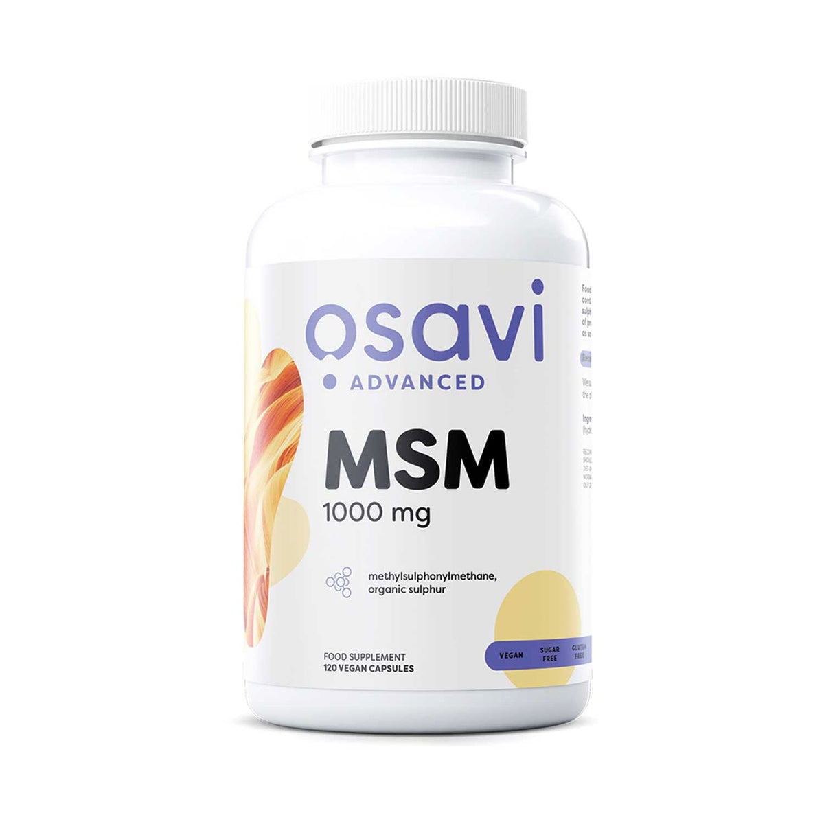 Osavi MSM 1000mg supplement 120 capsules - British product