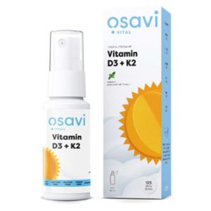 Spray buccal Osavi Vitamine D3 + K2 Menthe poivrée Complément alimentaire 25 ml