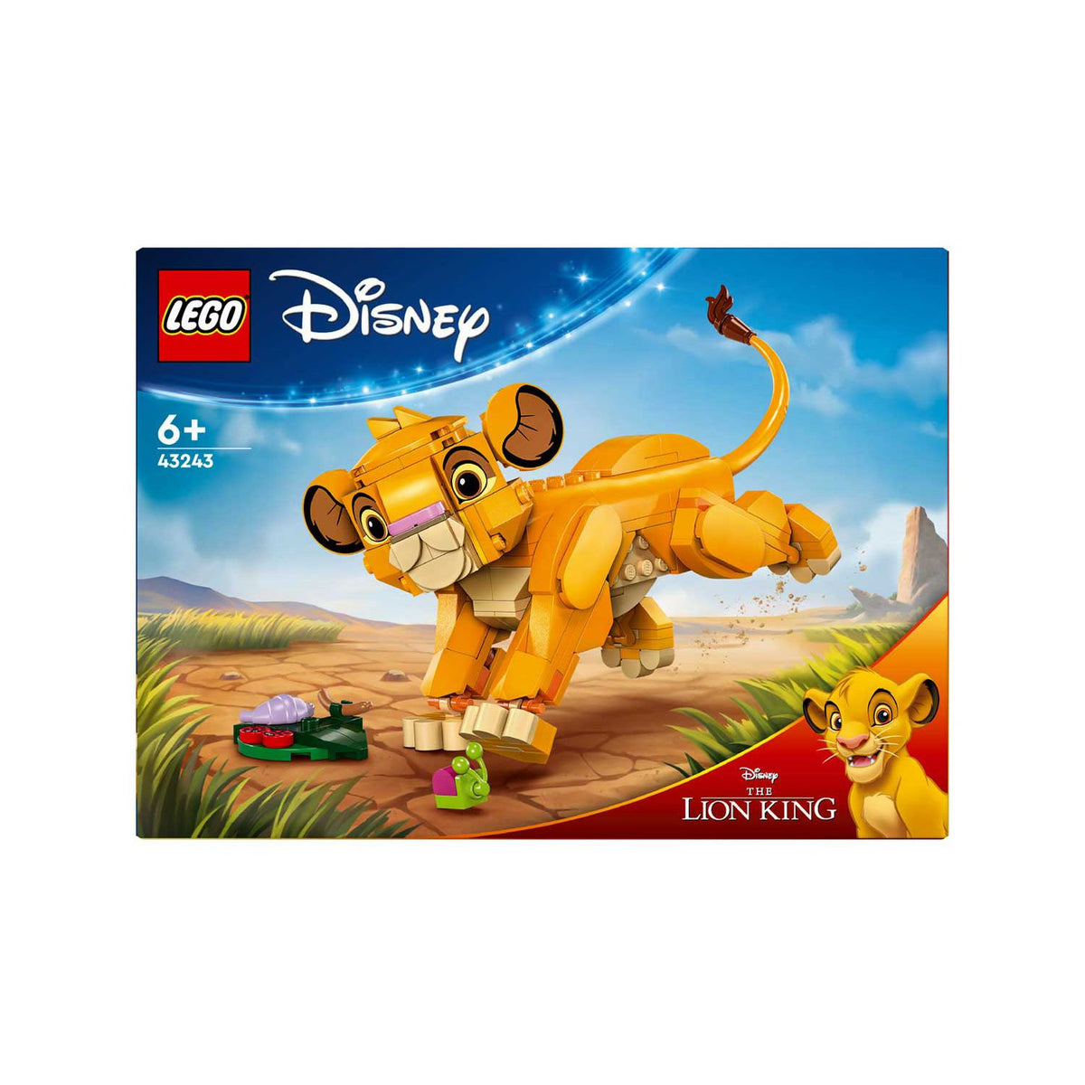 LEGO Disney Simba Lion King Cub Playset 43243, UK version