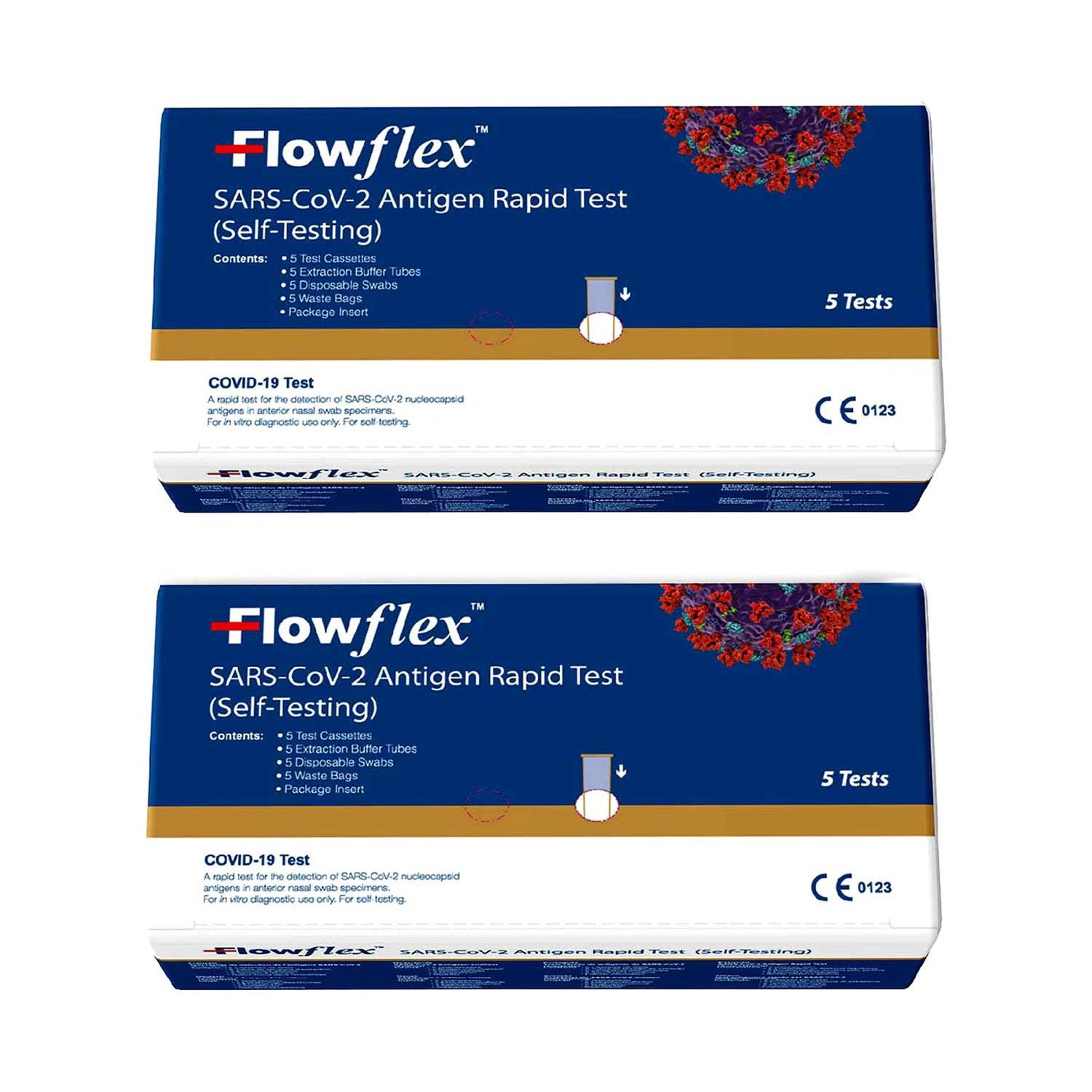 Flowflex antigen rapid test bundle 10 tests - British product