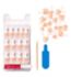 KISS Salon Press-On Nails White Tips Medium Square 28 Ct, UK version