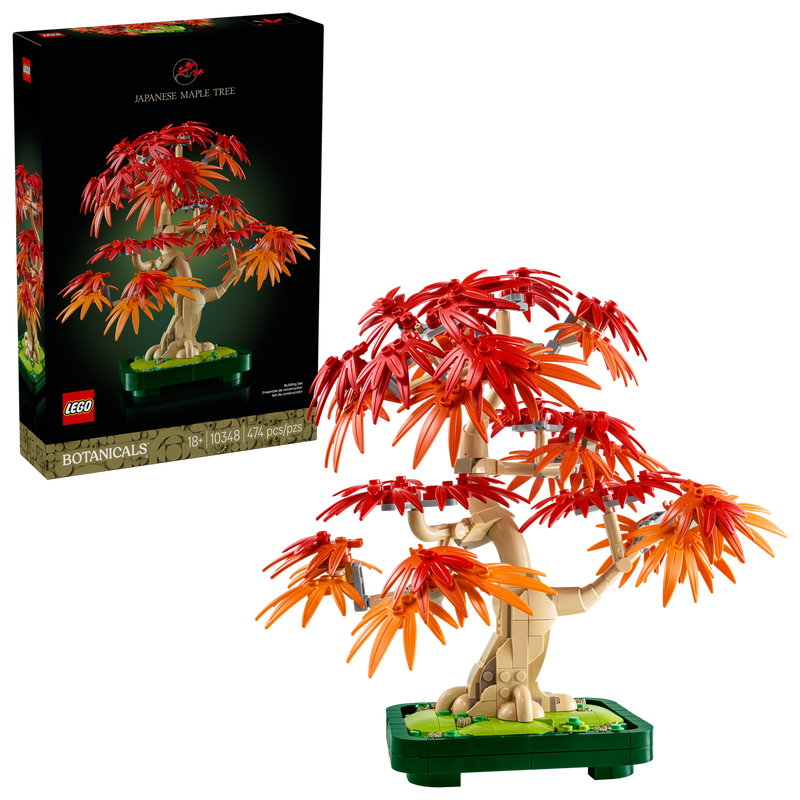 LEGO Japanese Red Maple Bonsai Tree 474 pieces, imported from the UK