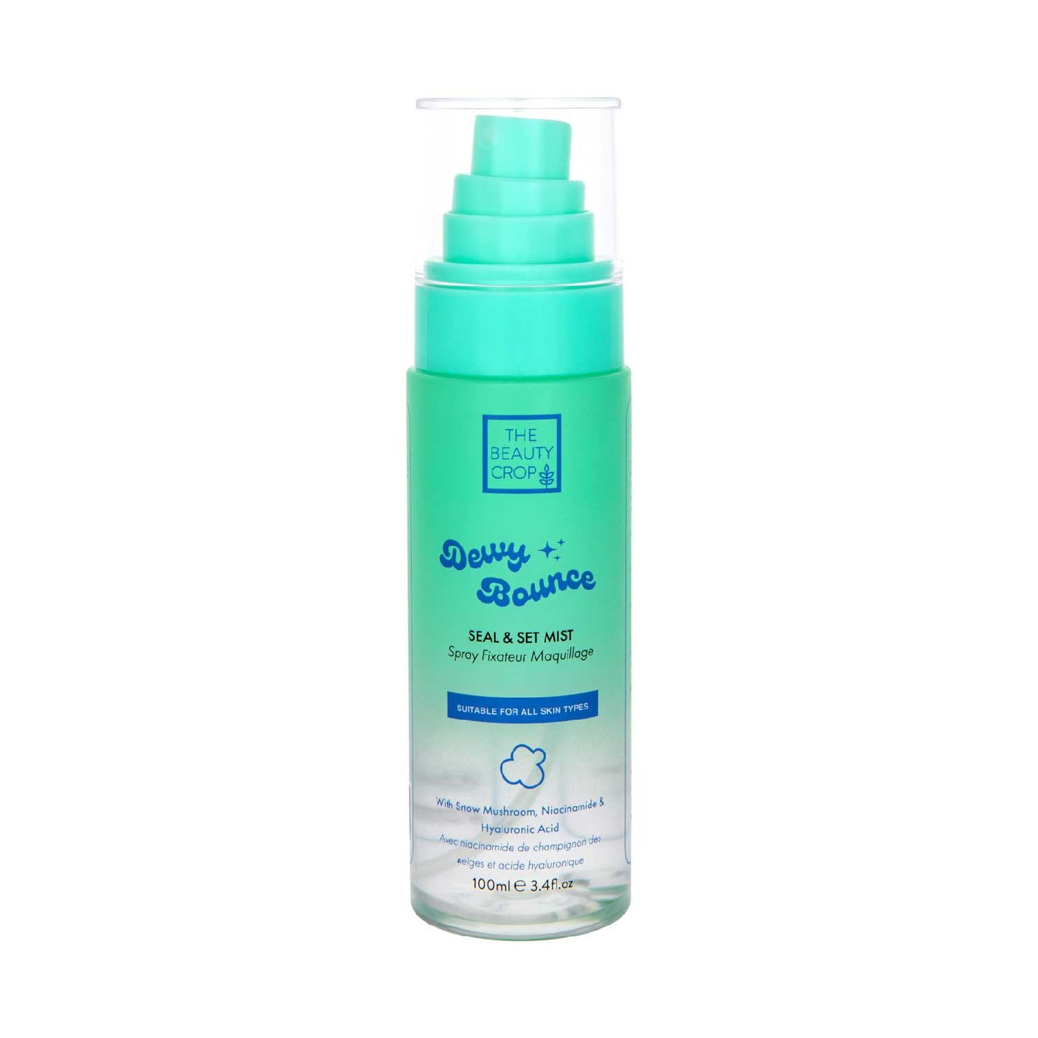 The Beauty Crop Dewy Bounce setting mist 100ml - British product
