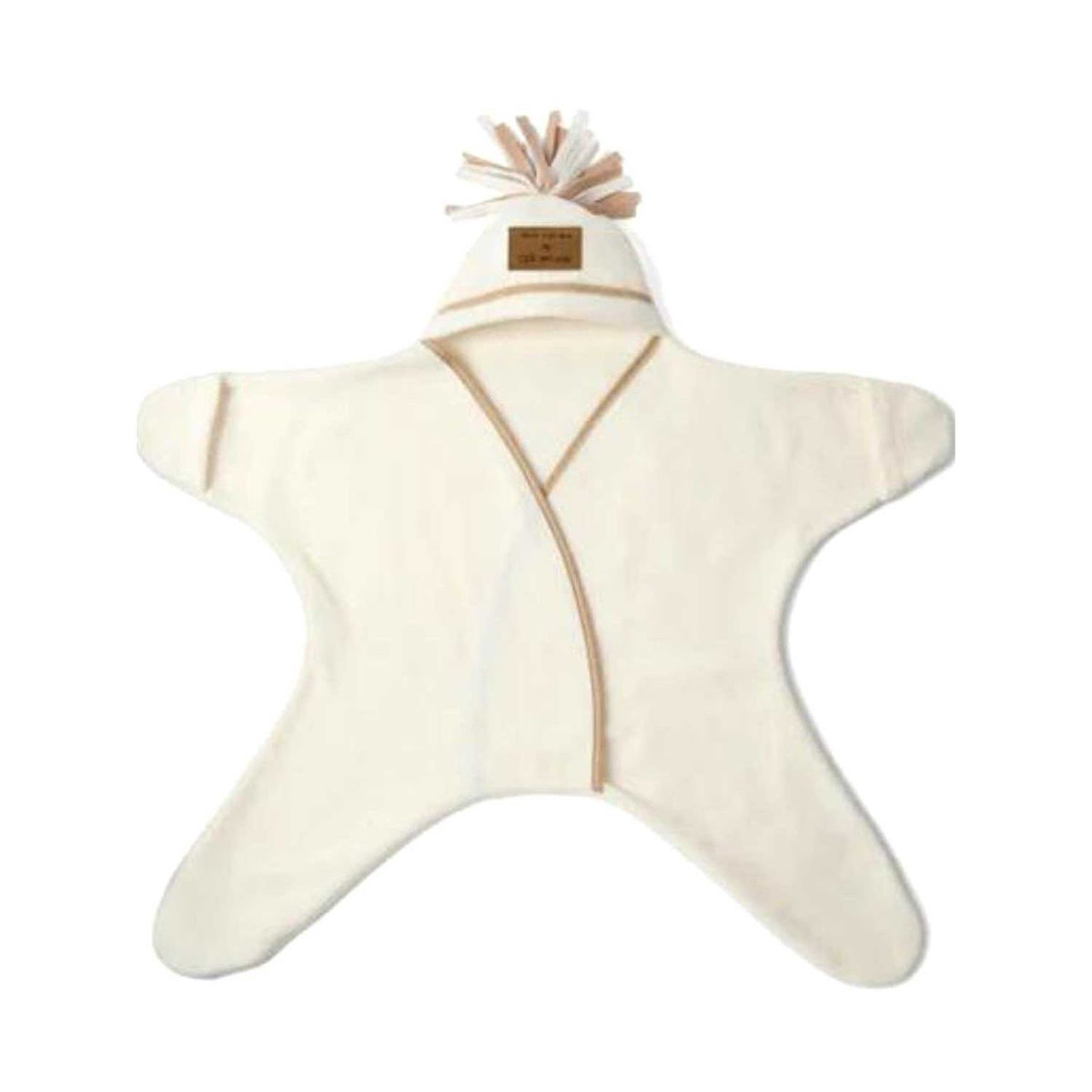 Clair de Lune baby wrap blanket 6-12 months cream, imported from the UK