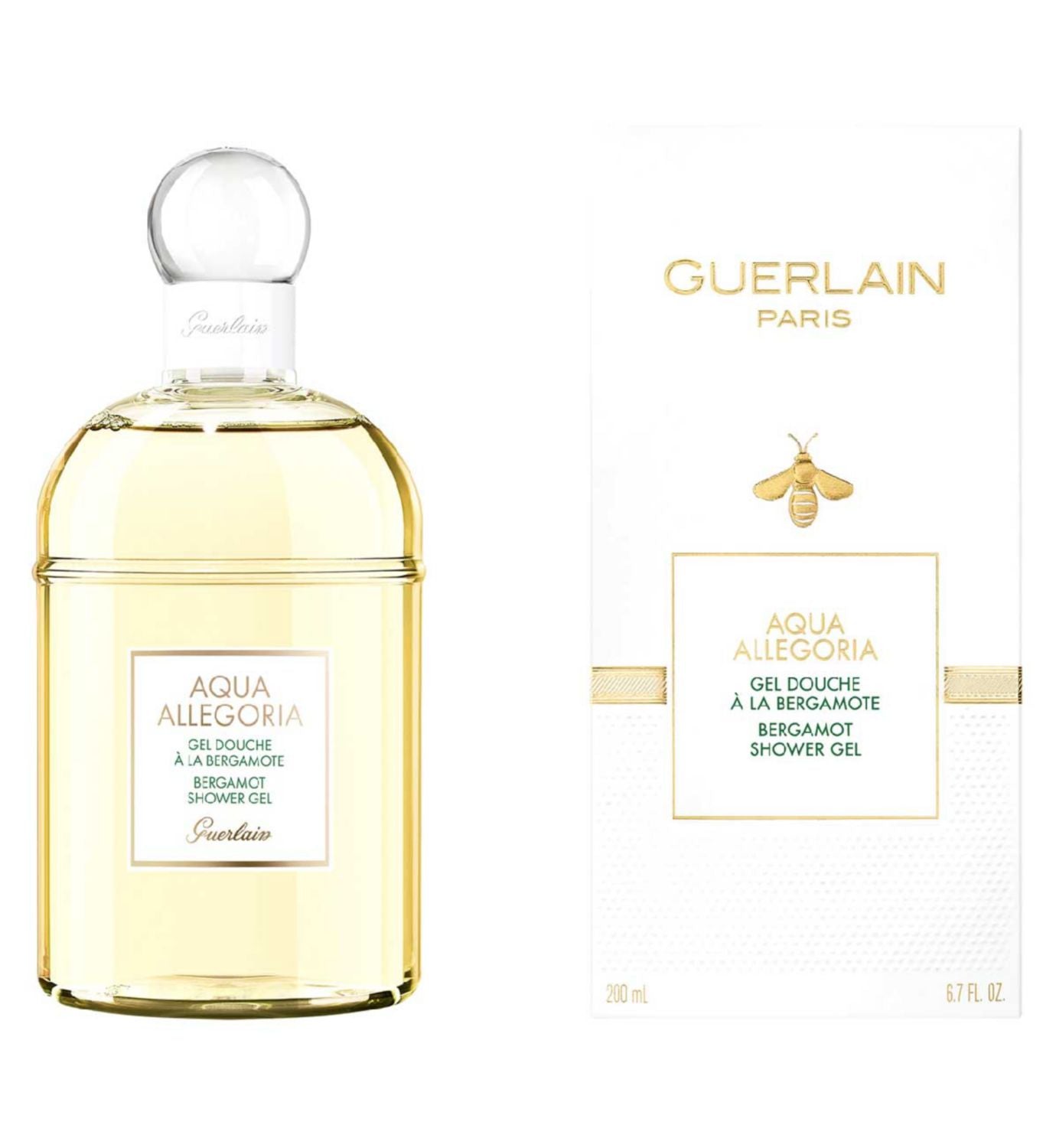 Guerlain Aqua Allegoria Bergamot shower gel 200ml (British brand)