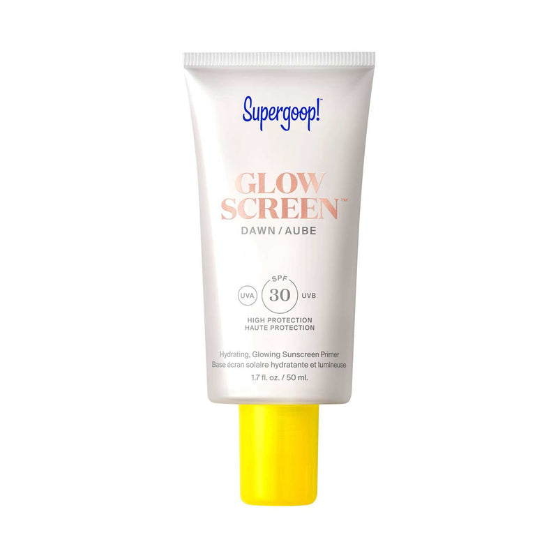 Supergoop Glowscreen Dawn tinted sunscreen 50ml, imported from the UK