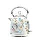 Laura Ashley Dome Kettle Elveden White 1.7L imported from the UK