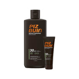 Piz Buin SPF moisturising bundle with face cream and sun lotion, UK version