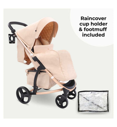 My Babiie MB200i 3-in-1 Reisesystem mit i-Size Autositz Blush